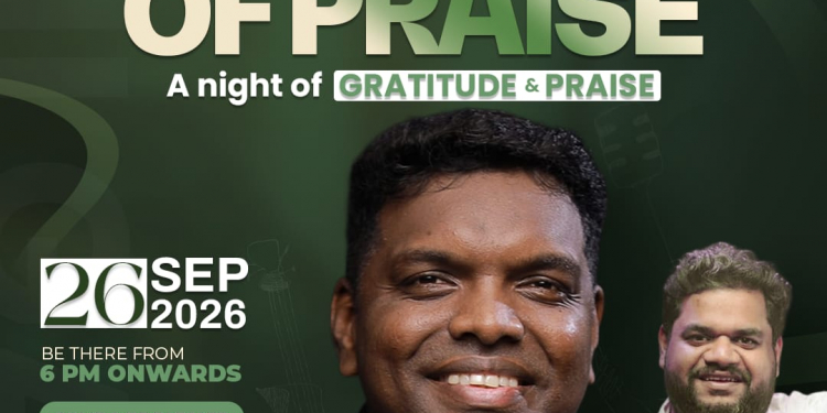 ബാംഗ്ലൂർ മടിവാള ഗിൽഗാൽ ഐ.പി.സി.യിൽ ‘സ്പ്രിംഗ്സ് ഓഫ് പ്രെയ്സ്’ സംഗീതസന്ധ്യ 26ന്